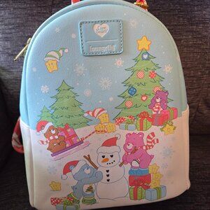 NWT Loungefly Care Bears Snow Fun Mini Backpack